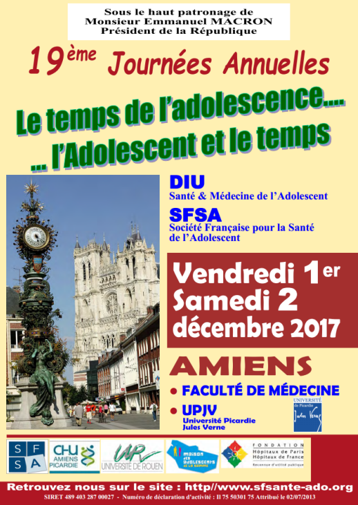 19èmes journées annuelles SFSA-DIU Amiens